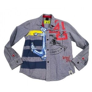 Chemise pour garçon en cotton de marque desigual size 5-6 y